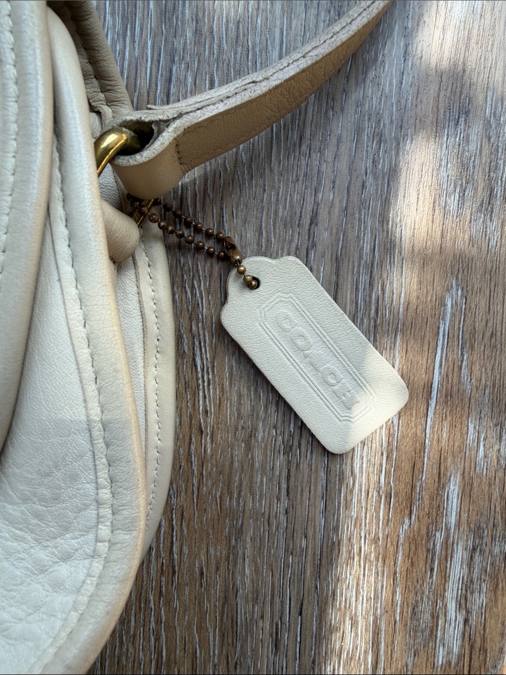 Vintage Coach Watson bag in color Bone 1996 - Picture 7 of 16